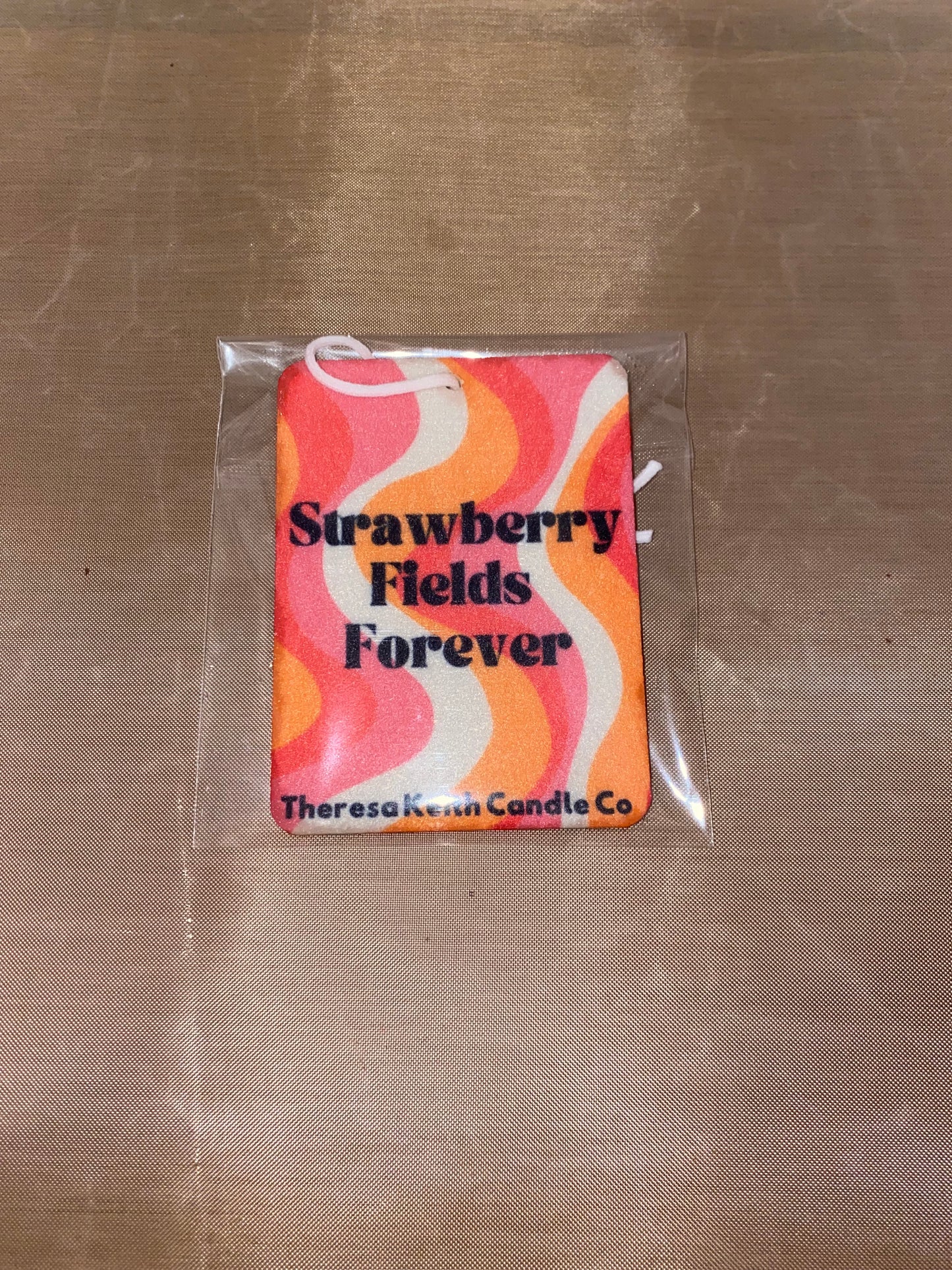 Strawberry Fields Forever Car Air Freshener